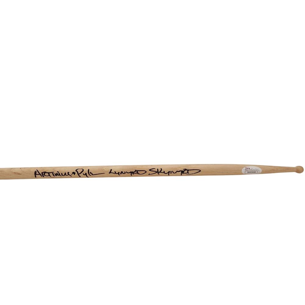 Signed drum stick  signed by Lynyrd Skynrd's drummer Artimus Pyle authenticated